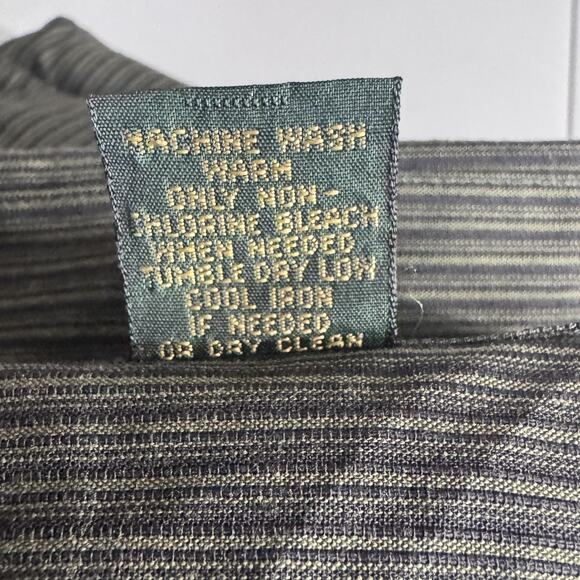 Croft & Barrow Shirt Mens Large Striped Button Down Pocket NWT Casual Dress Shir - Picture 7 of 11